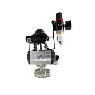 Jednočinný pneumatický kulový ventil s vnitřním závitem