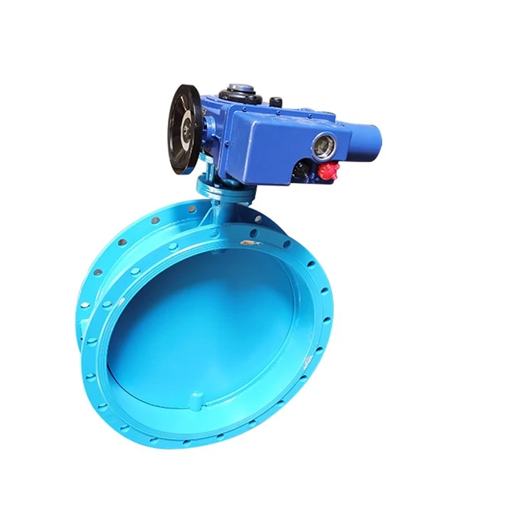 Electric Flange Stainless Steel Ventilation Butterfly Valve